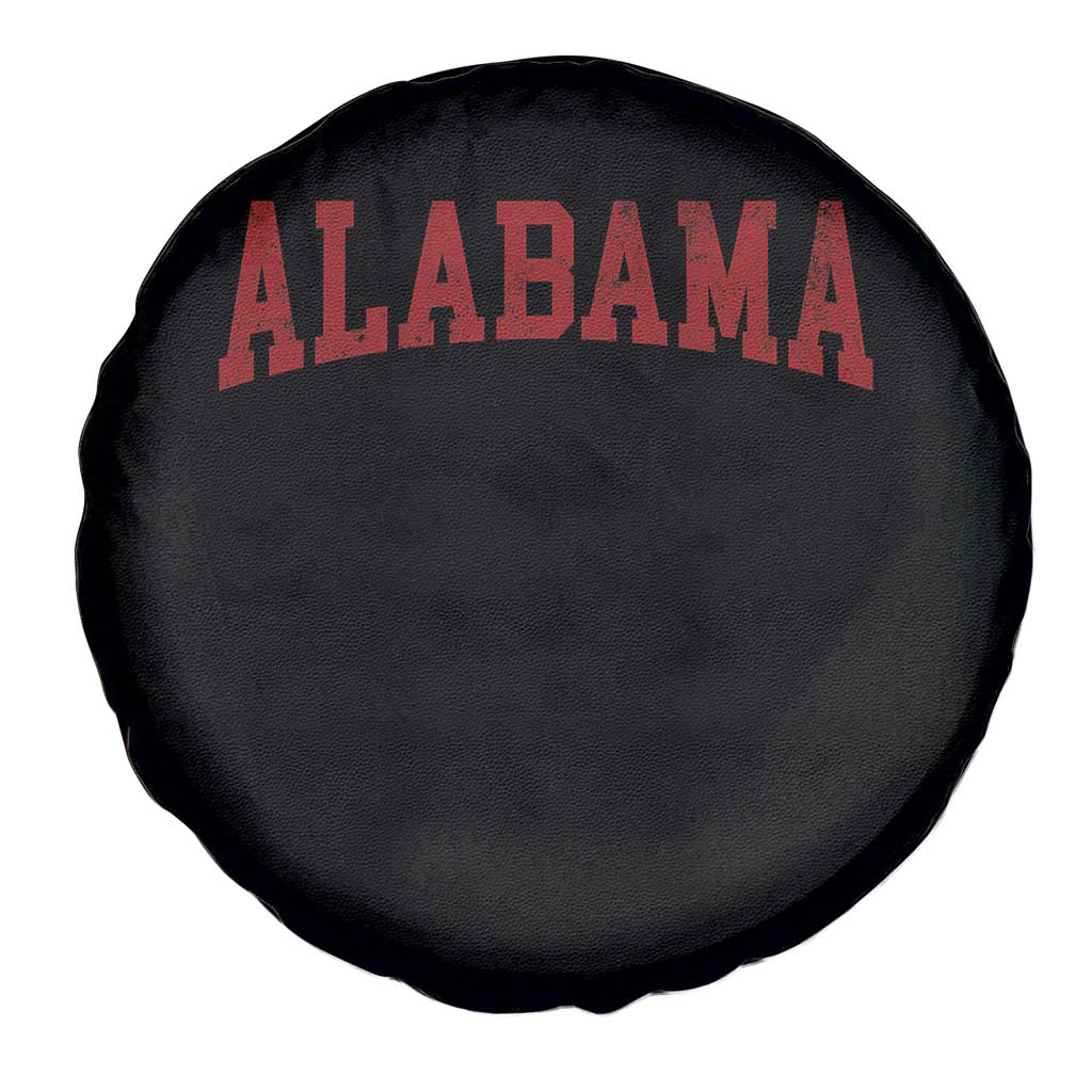 Alabama Fan Spare Tire Cover Red Bold Sport State Letters Game Day