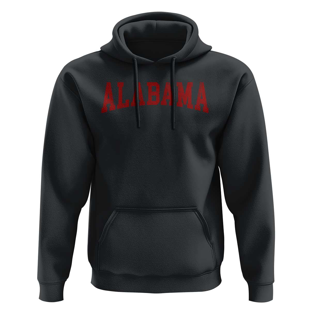 Alabama Fan Hoodie Red Bold Sport State Letters Game Day
