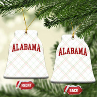 Alabama Fan Ceramic Ornament Red Bold Sport State Letters Game Day