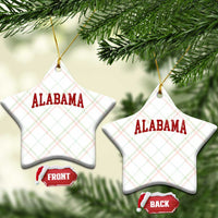 Alabama Fan Ceramic Ornament Red Bold Sport State Letters Game Day