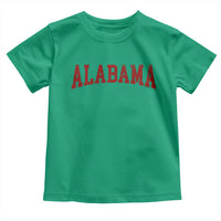 Alabama Fan Toddler T Shirt Red Bold Sport State Letters Game Day