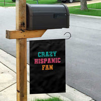 Crazy Hispanic Fan Garden Flag Funny Latino Basketball Quote