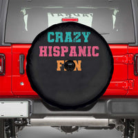 Crazy Hispanic Fan Spare Tire Cover Funny Latino Basketball Quote