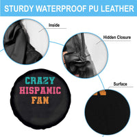 Crazy Hispanic Fan Spare Tire Cover Funny Latino Basketball Quote
