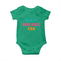 Crazy Hispanic Fan Baby Onesie Funny Latino Basketball Quote