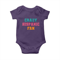Crazy Hispanic Fan Baby Onesie Funny Latino Basketball Quote