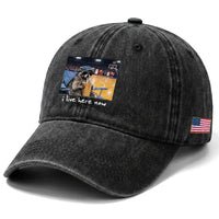 Basketball Raccoon I Live Here Now Washed Cotton Baseball Cap Funny Trash Panda Drinking Iced Coffee Basketball Court