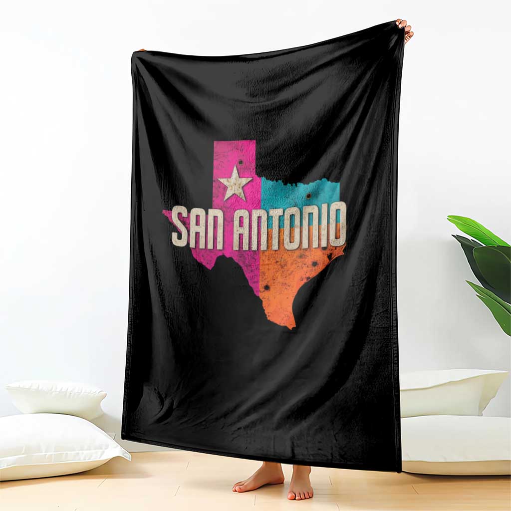 San Antonio Texas TX Fiesta Sports For Latino Fans Throw Blanket
