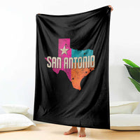 San Antonio Texas TX Fiesta Sports For Latino Fans Throw Blanket