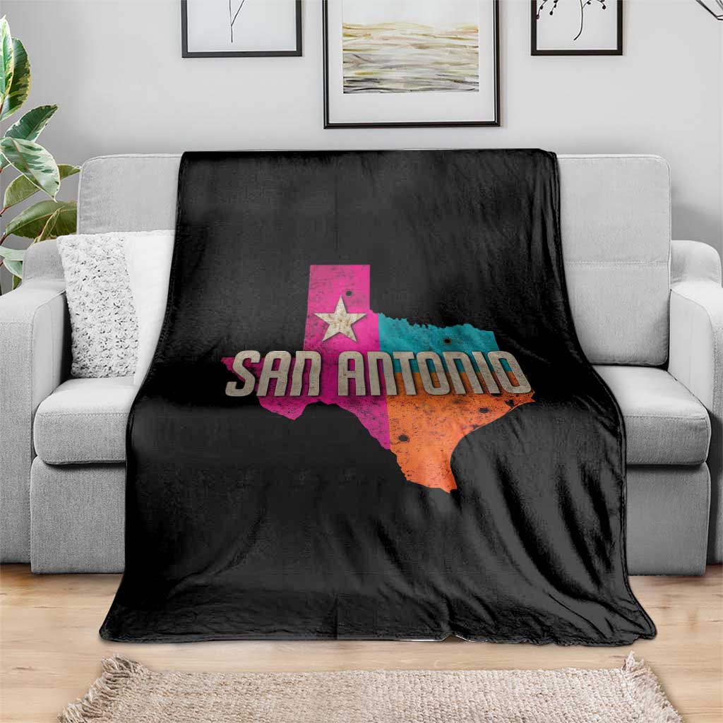San Antonio Texas TX Fiesta Sports For Latino Fans Throw Blanket