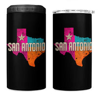 San Antonio Texas TX Fiesta Sports For Latino Fans 4 in 1 Can Cooler Tumbler