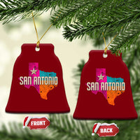 San Antonio Texas TX Fiesta Sports For Latino Fans Ceramic Ornament