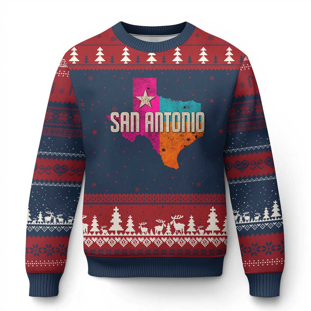 San Antonio Texas TX Fiesta Sports For Latino Fans Ugly Christmas Sweater