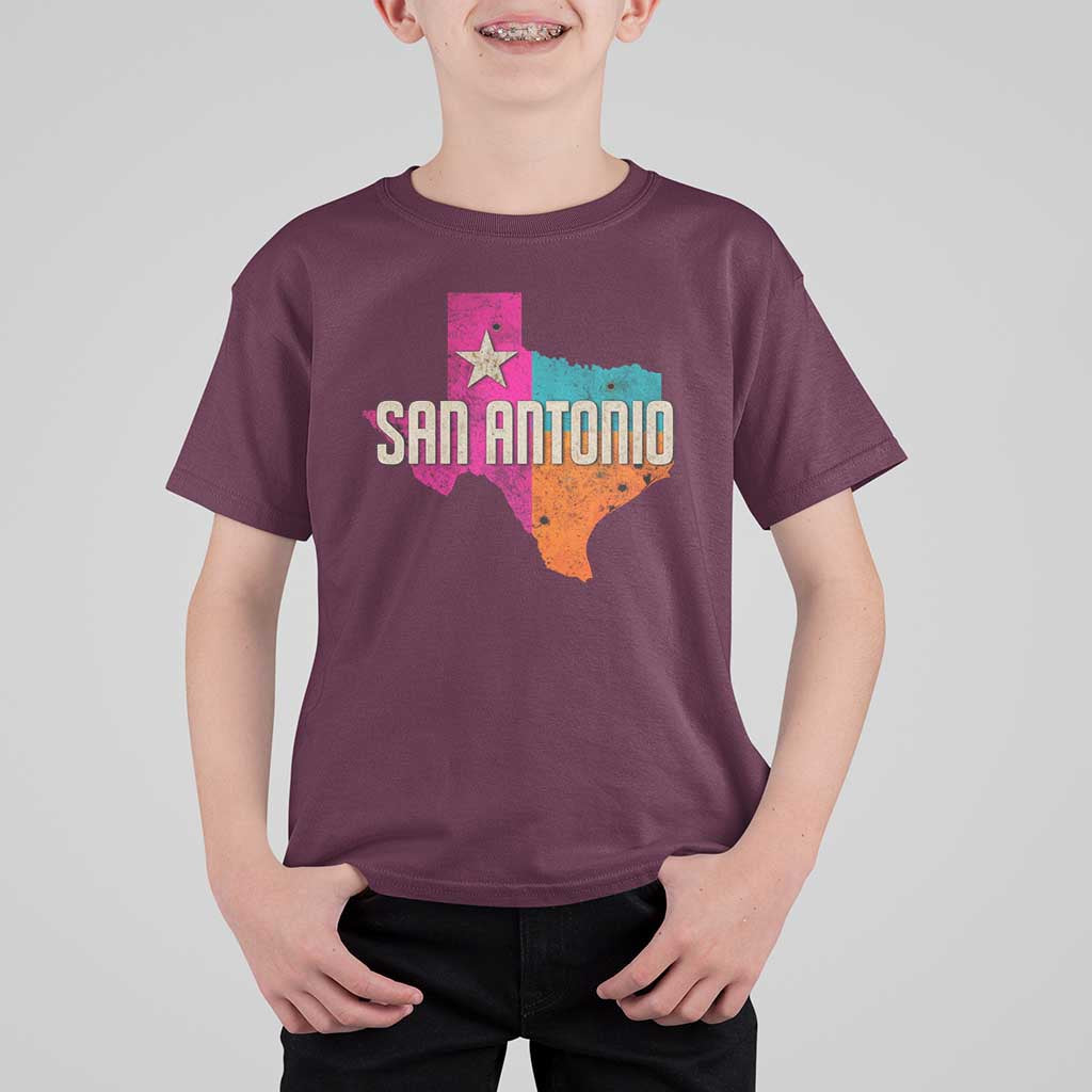 San Antonio Texas TX Fiesta Sports For Latino Fans T Shirt For Kid