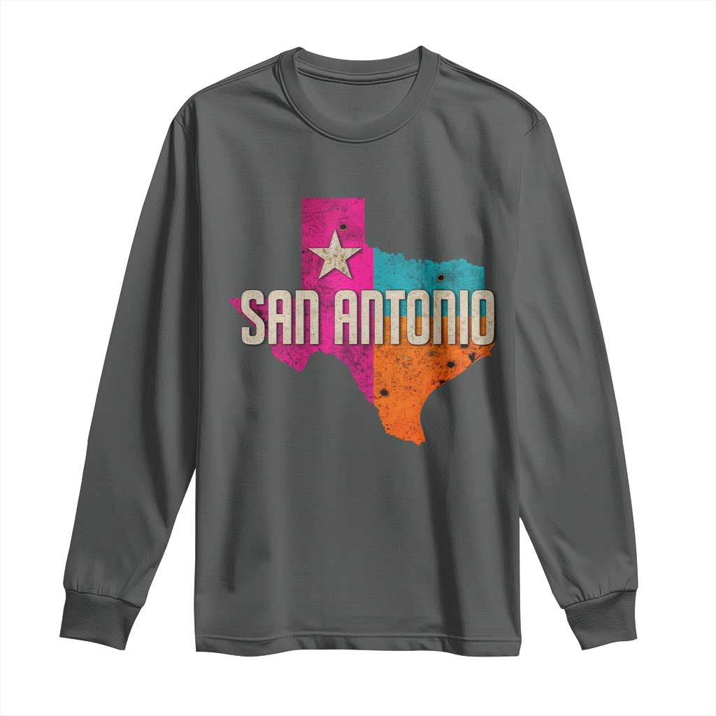 San Antonio Texas TX Fiesta Sports For Latino Fans Long Sleeve Shirt