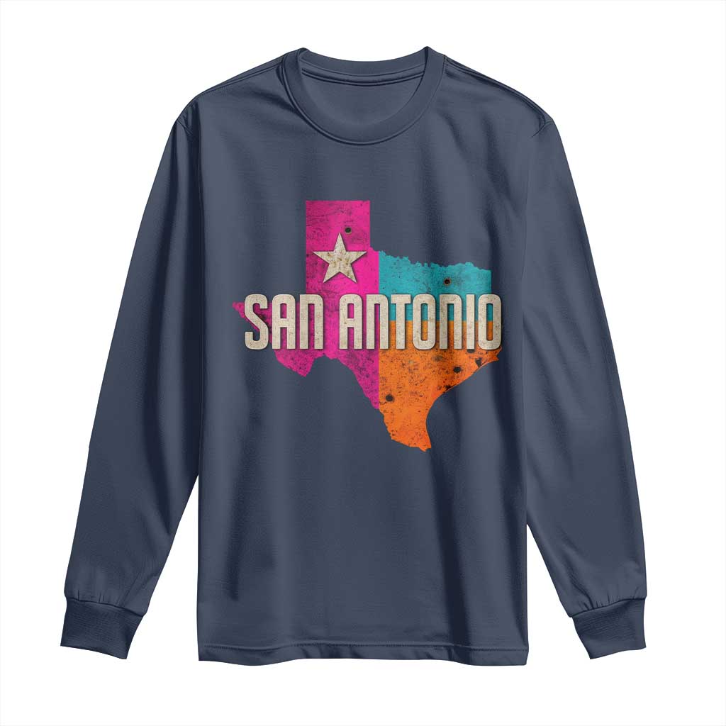 San Antonio Texas TX Fiesta Sports For Latino Fans Long Sleeve Shirt