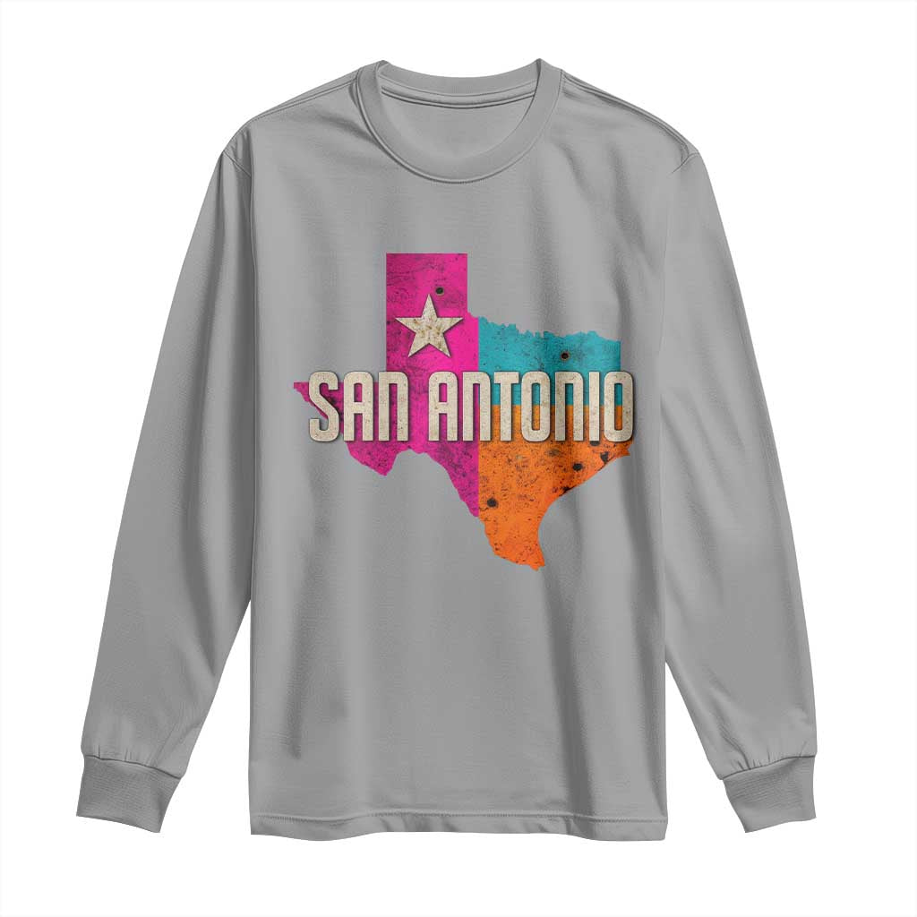 San Antonio Texas TX Fiesta Sports For Latino Fans Long Sleeve Shirt