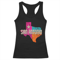 San Antonio Texas TX Fiesta Sports For Latino Fans Racerback Tank Top