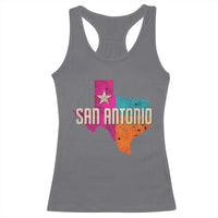 San Antonio Texas TX Fiesta Sports For Latino Fans Racerback Tank Top