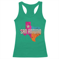 San Antonio Texas TX Fiesta Sports For Latino Fans Racerback Tank Top