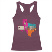 San Antonio Texas TX Fiesta Sports For Latino Fans Racerback Tank Top