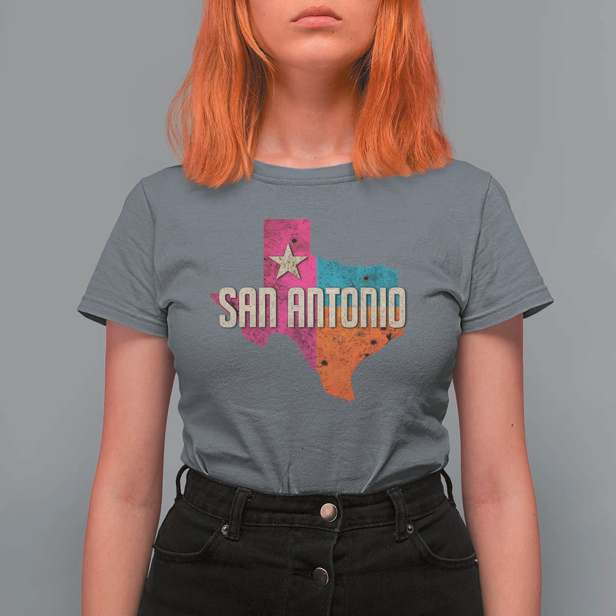 San Antonio Texas TX Fiesta Sports For Latino Fans T Shirt For Women