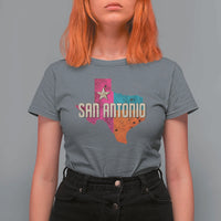 San Antonio Texas TX Fiesta Sports For Latino Fans T Shirt For Women