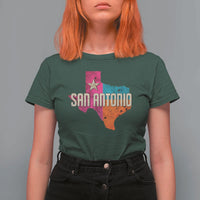 San Antonio Texas TX Fiesta Sports For Latino Fans T Shirt For Women