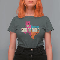 San Antonio Texas TX Fiesta Sports For Latino Fans T Shirt For Women