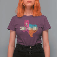San Antonio Texas TX Fiesta Sports For Latino Fans T Shirt For Women