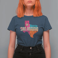 San Antonio Texas TX Fiesta Sports For Latino Fans T Shirt For Women