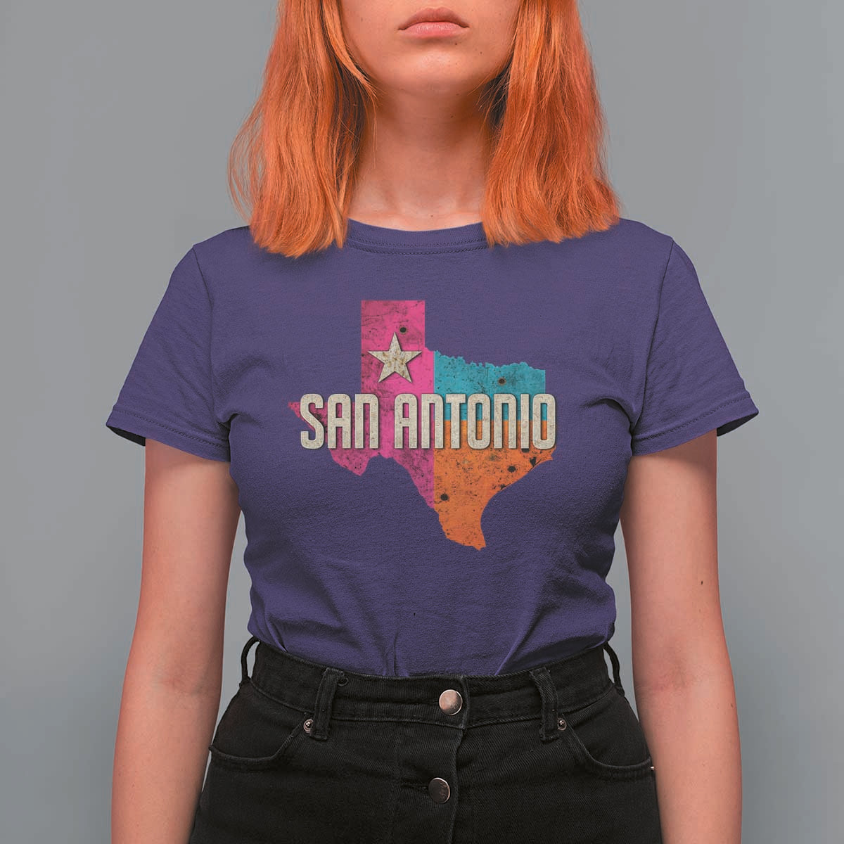 San Antonio Texas TX Fiesta Sports For Latino Fans T Shirt For Women