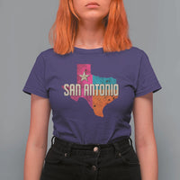 San Antonio Texas TX Fiesta Sports For Latino Fans T Shirt For Women