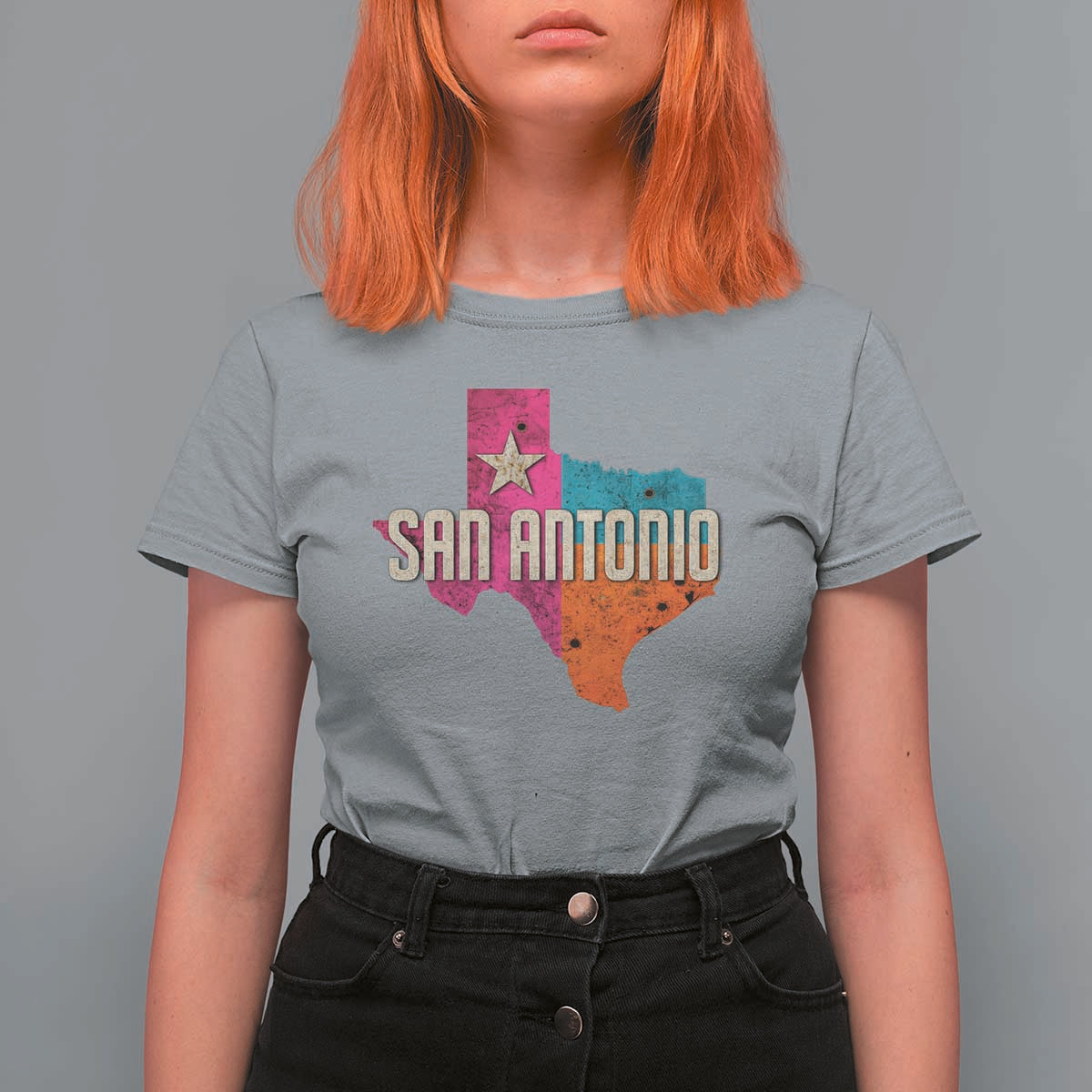 San Antonio Texas TX Fiesta Sports For Latino Fans T Shirt For Women