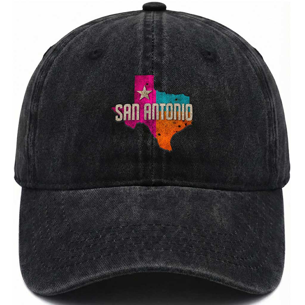 San Antonio Texas TX Fiesta Sports For Latino Fans Washed Cotton Baseball Cap