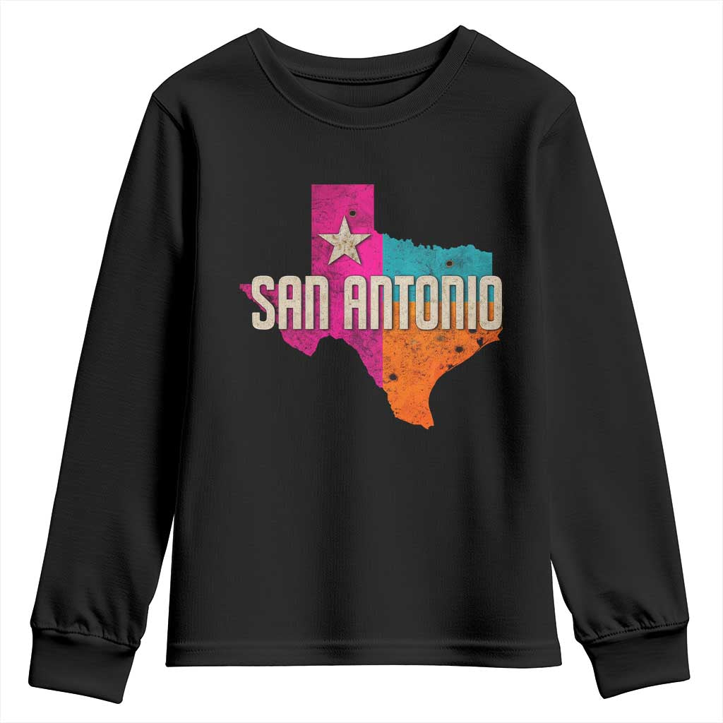 San Antonio Texas TX Fiesta Sports For Latino Fans Youth Sweatshirt