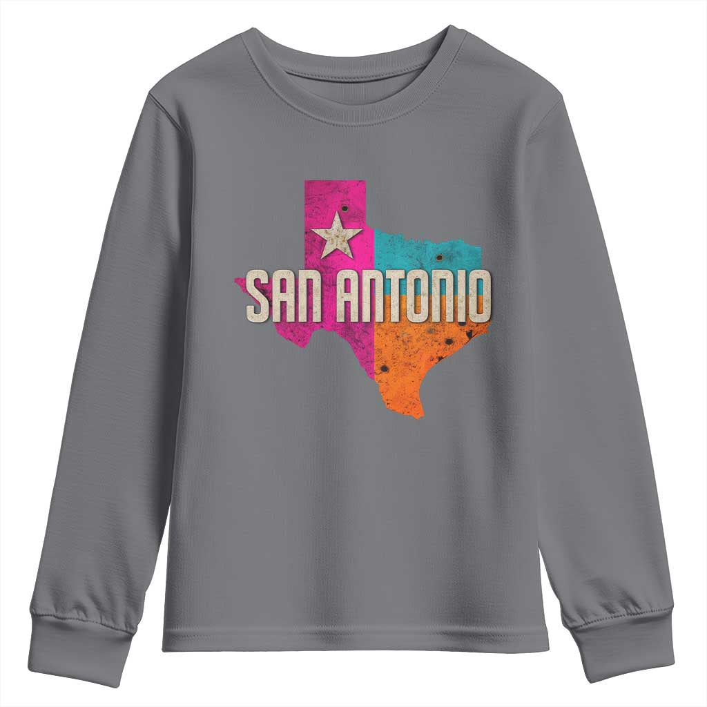 San Antonio Texas TX Fiesta Sports For Latino Fans Youth Sweatshirt