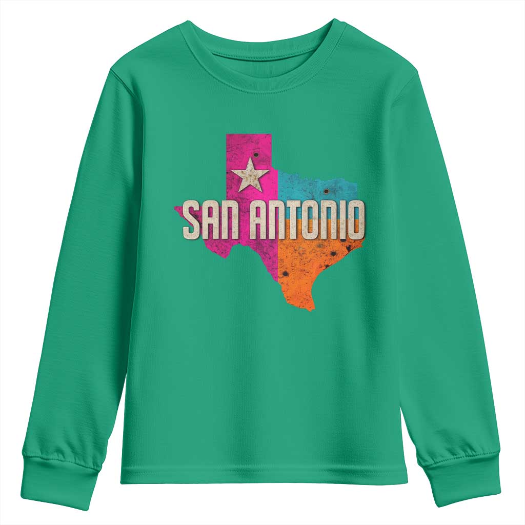 San Antonio Texas TX Fiesta Sports For Latino Fans Youth Sweatshirt