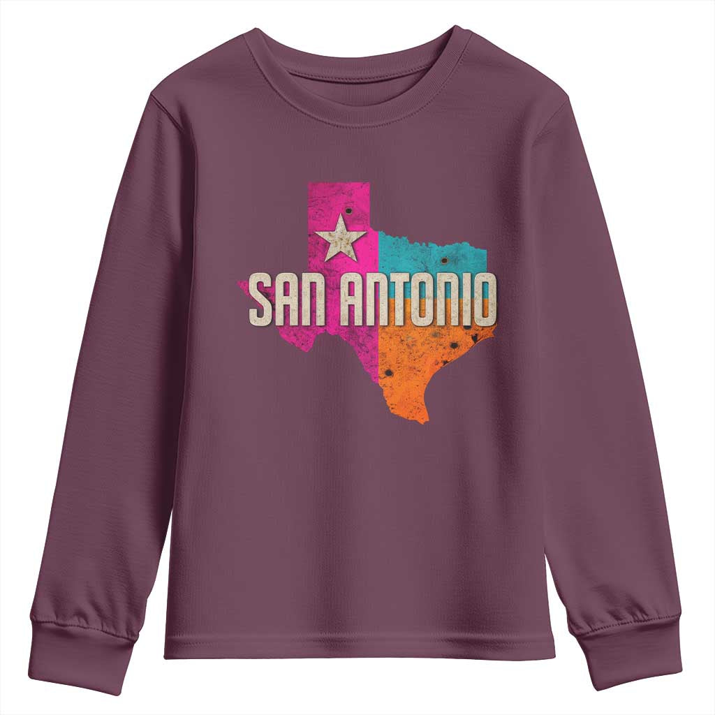 San Antonio Texas TX Fiesta Sports For Latino Fans Youth Sweatshirt