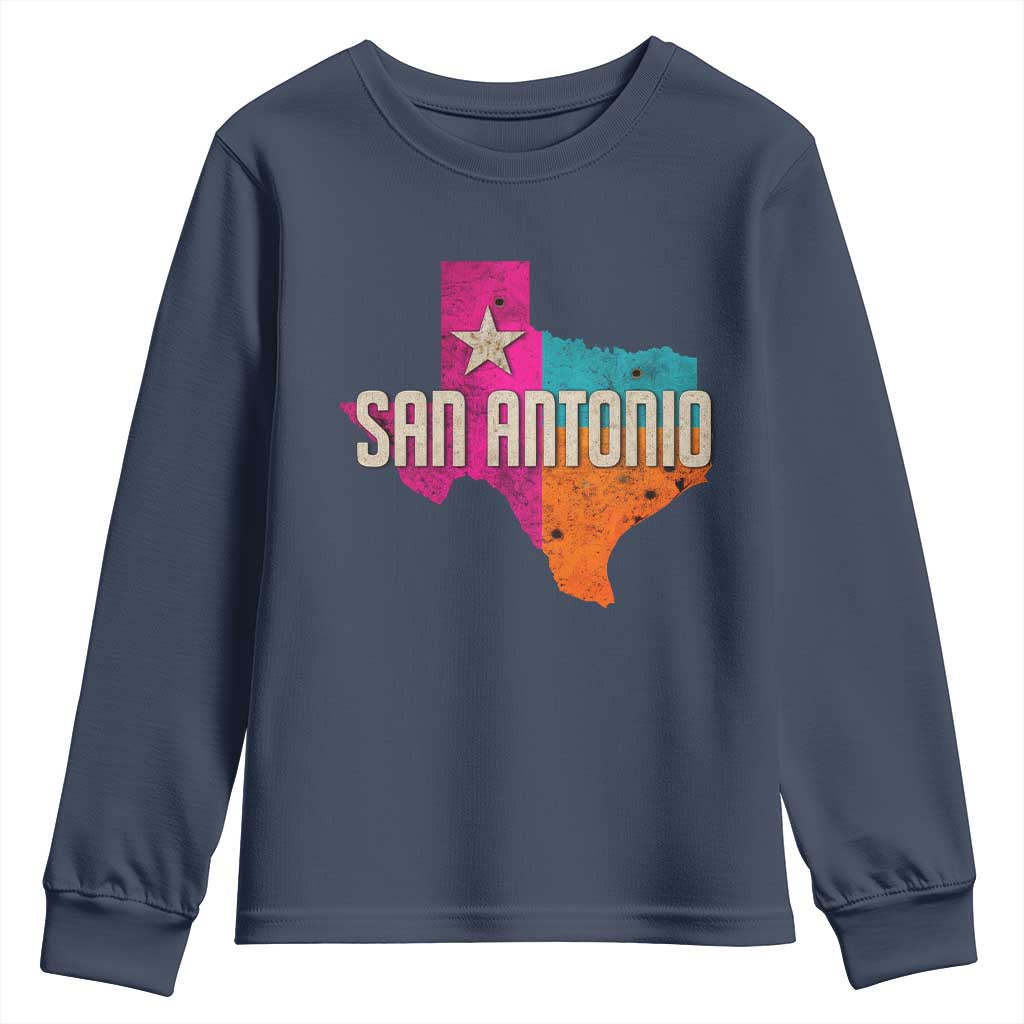 San Antonio Texas TX Fiesta Sports For Latino Fans Youth Sweatshirt