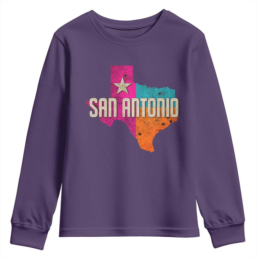 San Antonio Texas TX Fiesta Sports For Latino Fans Youth Sweatshirt