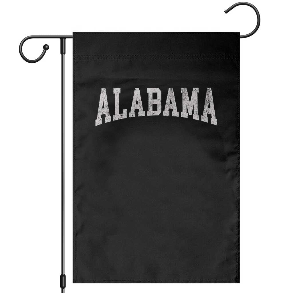 Alabama Fan Garden Flag Vintage Bold Sport State Letters AL Game Day