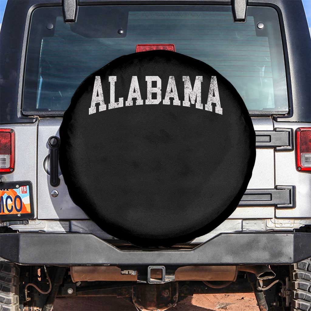 Alabama Fan Spare Tire Cover Vintage Bold Sport State Letters AL Game Day