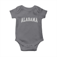Alabama Fan Baby Onesie Vintage Bold Sport State Letters AL Game Day