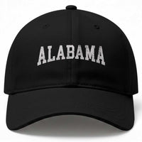 Alabama Fan Baseball Cap Vintage Bold Sport State Letters AL Game Day