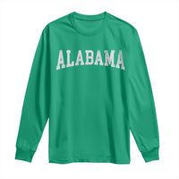 Alabama Fan Long Sleeve Shirt Vintage Bold Sport State Letters AL Game Day