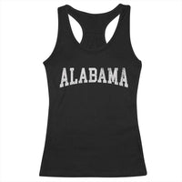 Alabama Fan Racerback Tank Top Vintage Bold Sport State Letters AL Game Day