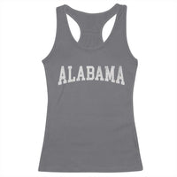 Alabama Fan Racerback Tank Top Vintage Bold Sport State Letters AL Game Day