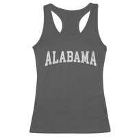 Alabama Fan Racerback Tank Top Vintage Bold Sport State Letters AL Game Day