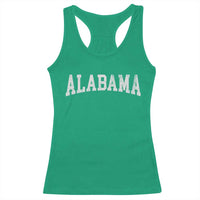 Alabama Fan Racerback Tank Top Vintage Bold Sport State Letters AL Game Day